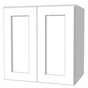 Wall Cabinet - 9in. x 36in. - White
