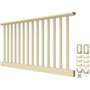 8ft. x 42in. - Level with 1-1/4in. Square Balusters - Dune