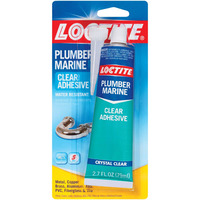 Loctite Plumber and Marine Clear Adhesive, 2.7 Fluid Ounce Tubes, 6 Pack 1716864-6