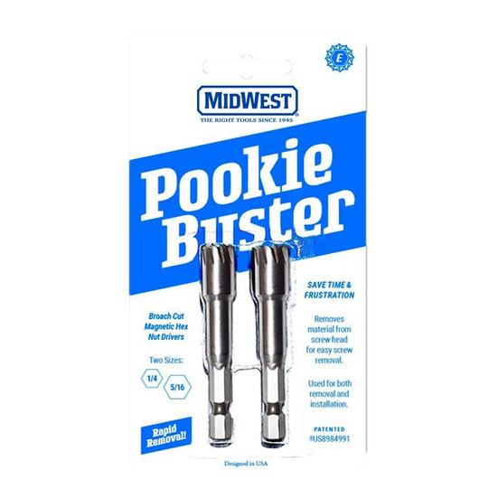 Midwest Tool Pookie Buster Coated Hex Screw Extractor Set Helpful 1