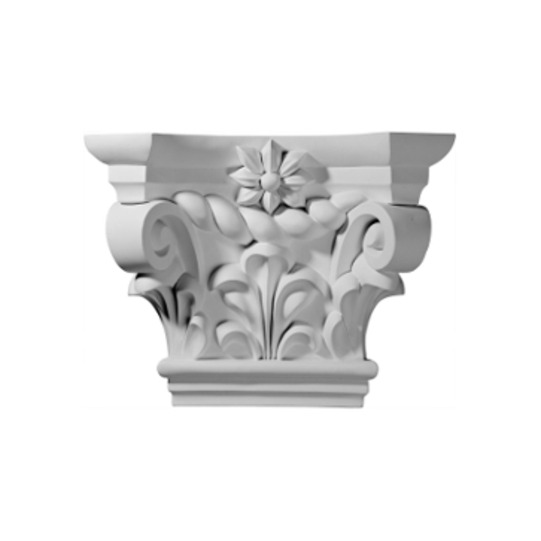 19 1/4in.W x 6 1/4in.D x 14 3/8in.H Kendall Capital (Fits Pilasters up to 9 1/2in.W x 1 3/8in.D)