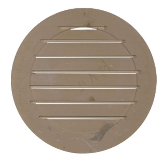 Ekena Millwork Round Gable Vent with Wide Trim Functional