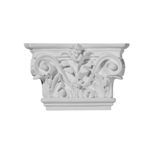8 5/8in.W x 5 1/2in.H Acanthus Leaf Capital (Fits Pilasters up to 5 1/4in.W x 5/8in.D)
