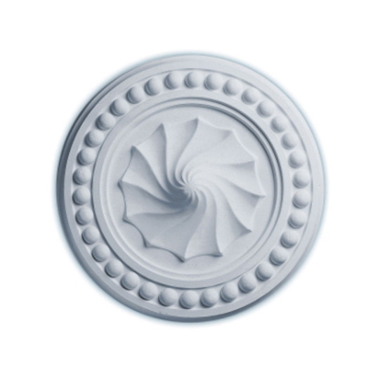 15 3/4in.OD x 2in.P Foster Shell Ceiling Medallion No Finish