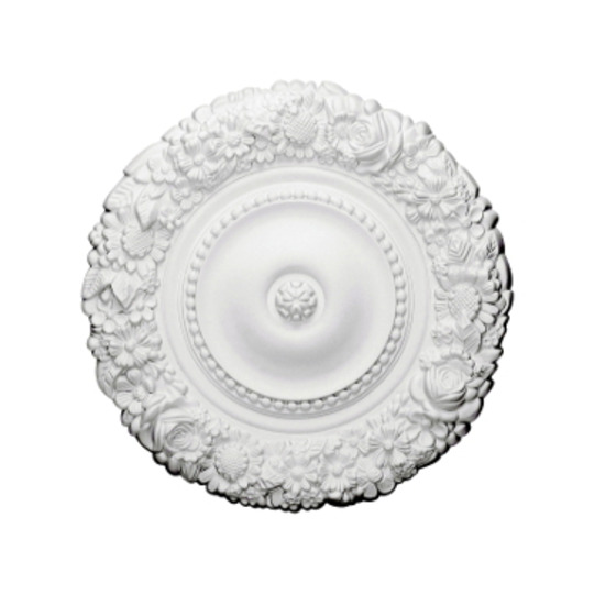 21in.OD x 2 1/4in.ID x 2in.P Marseille Ceiling Medallion No Finish