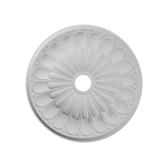 26 3/4in.OD x 3 5/8in.ID x 1 3/8in.P Elsinore Ceiling Medallion No Finish