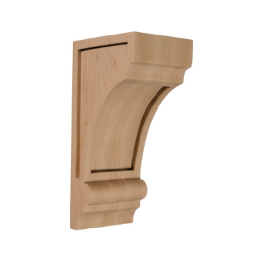 3 1/4in.W x 4in.D x 8in.H Diane Recessed Wood Corbel, Cherry