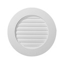 20in.W x 20in.H Round Gable Vent Louver, Functional