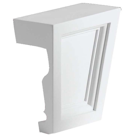 KP4TM Keystone -- 4 1/4&quot; Top Width, 3&quot; Bottom Width, 4 1/2&quot; Height, 2 3/4&quot; Top Projection, 3/4&quot; Bottom Projection,  Compatible With: 4M Arch Trim MLD215