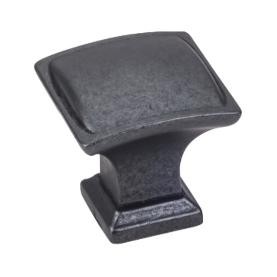1 1/4in. Overall Length Pillow Cabinet Knob Finish: Gun Metal