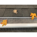 Snap-Fit Gutter Guard NEW Style Installed with debris