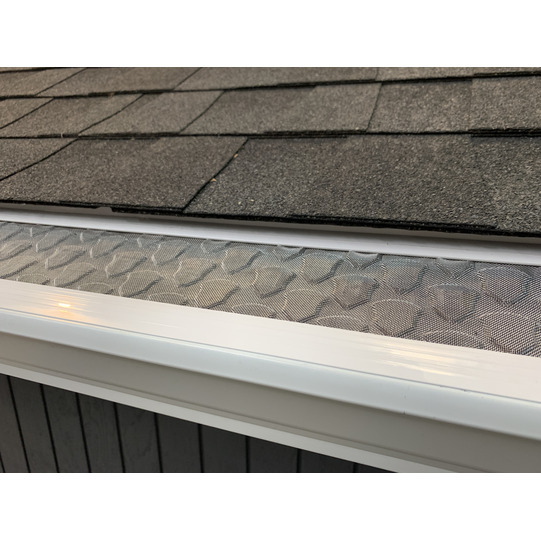 Flex-Fit Gutter Guard NEW Style Installed