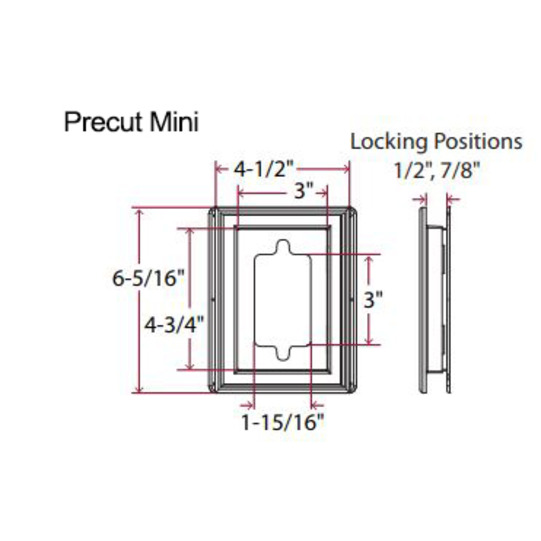 Precut Mini CAD Drawing