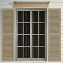Window Header Classic Dentil with end caps