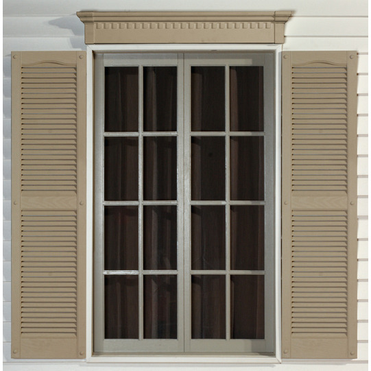 Window Header Classic Dentil with end caps