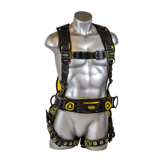 w/ Chest Quick-Connect Buckle, Leg Tongue Buckles, &amp; Waist Tongue Buckle