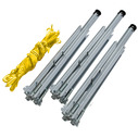 Tie Down Folding Warning Line 3 Stanchions