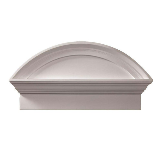 36&quot; Width, 41 1/2&quot; Overall Width, 20&quot; Height, 4 1/2&quot; Projection Combination Segment Arch Pediment