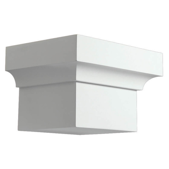DTLB6X9X7 - 6 1/2&quot; Projection, 5 1/2&quot; Height, 8 3/4&quot; Overall Width Dentil Block