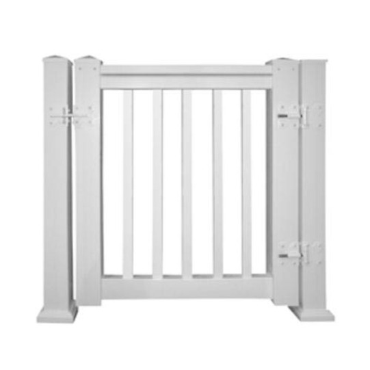 34&quot; Width x 36&quot; Height, Square Spindles, White Color