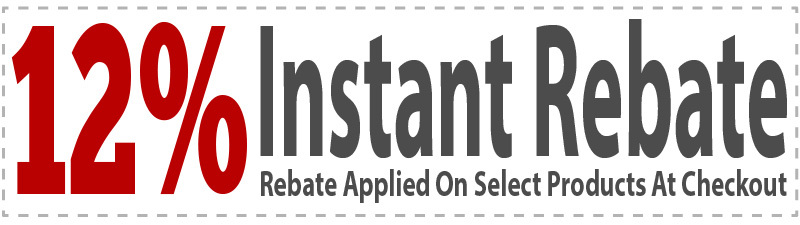 Instant rebate on select products