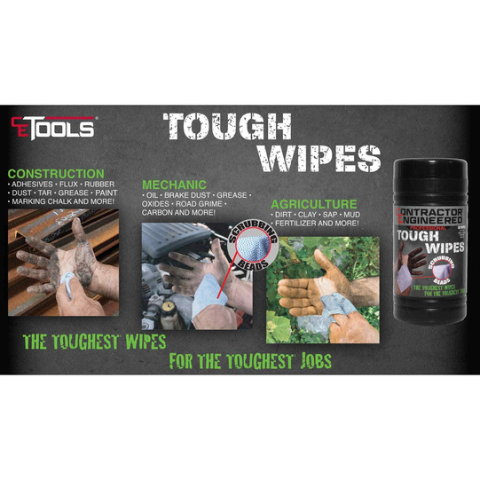 CE Tools Tough Wipes Helpful 2
