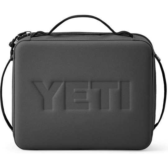 Yeti Day Trip Charcoal Gray Lunch Box Back View